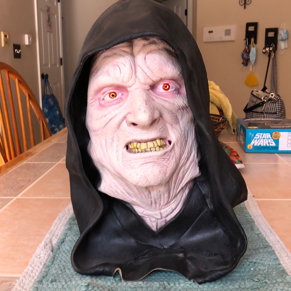 Star Wars Halloween Mask Palpatine Darth Sidious